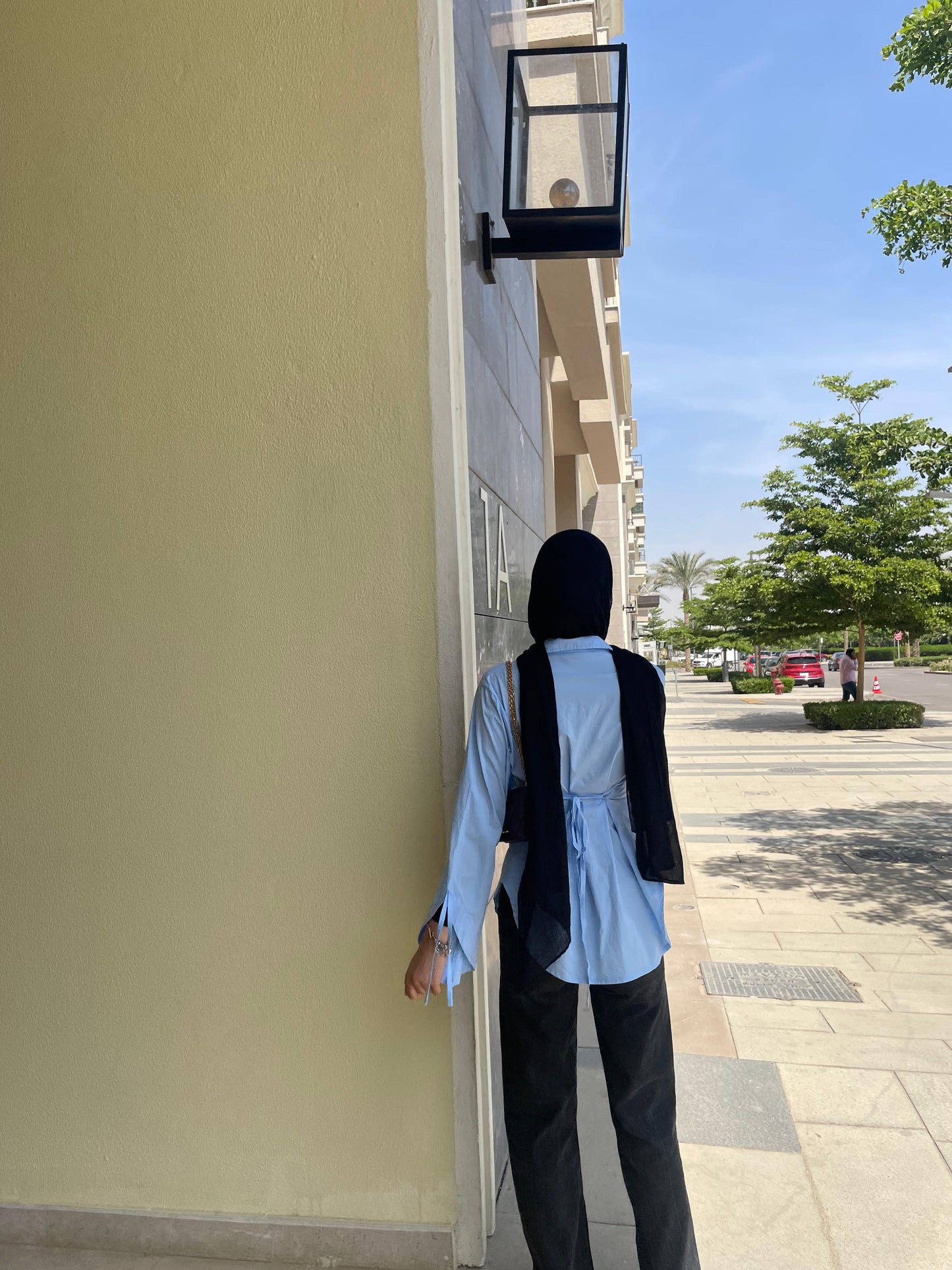 Tie me blouse - Blue