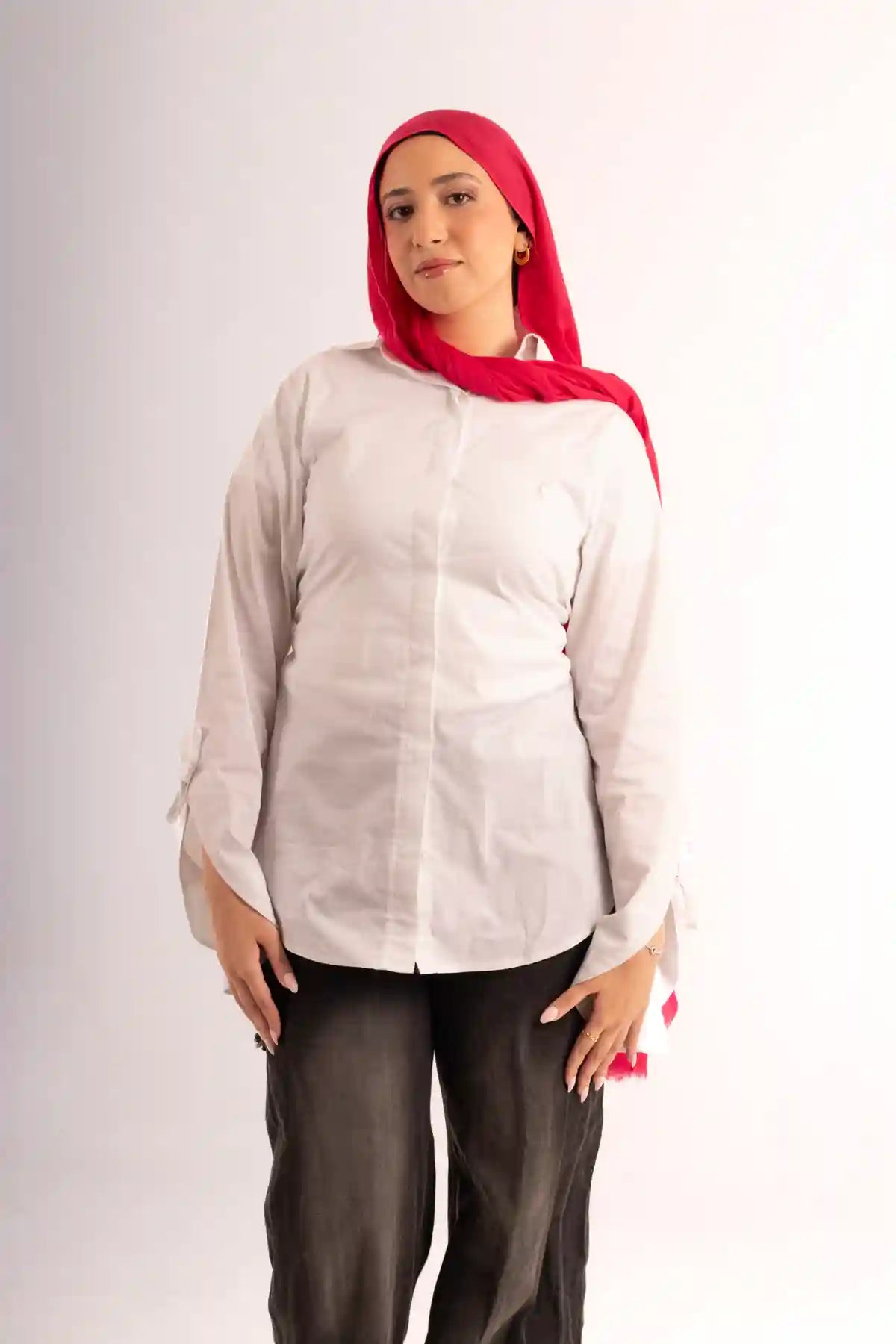 Tie me blouse - White