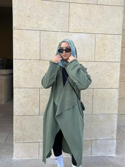 THE SWEAT CARDI - IN MATCHA