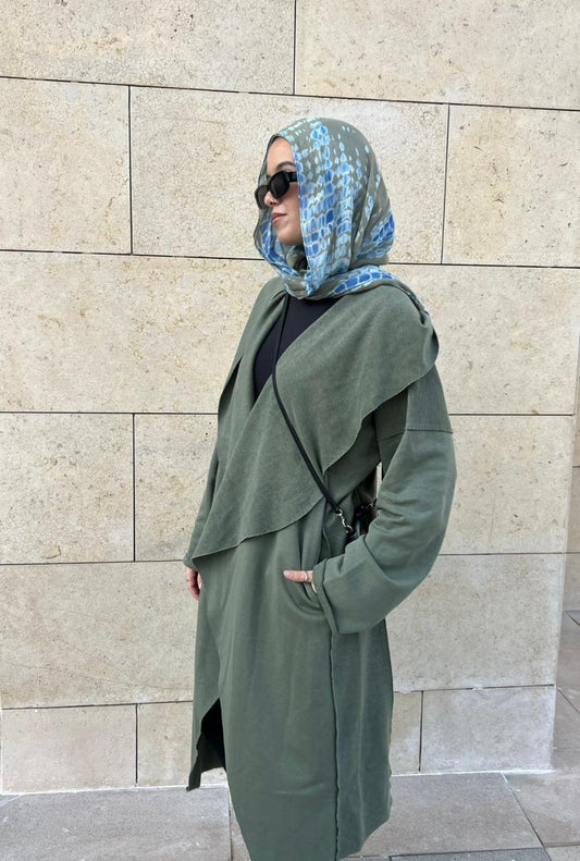 THE SWEAT CARDI - IN MATCHA
