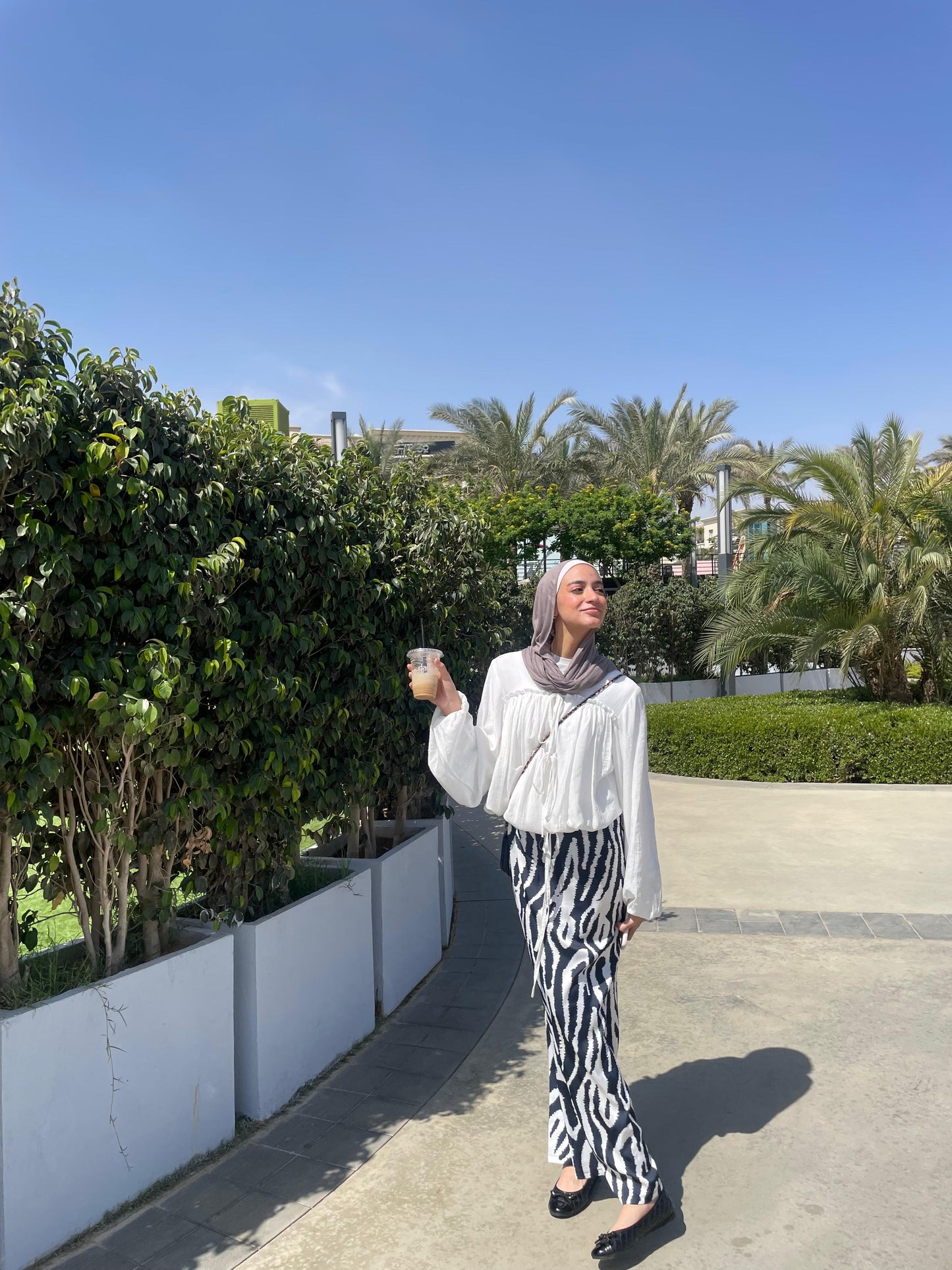 Ribbon blouse - White