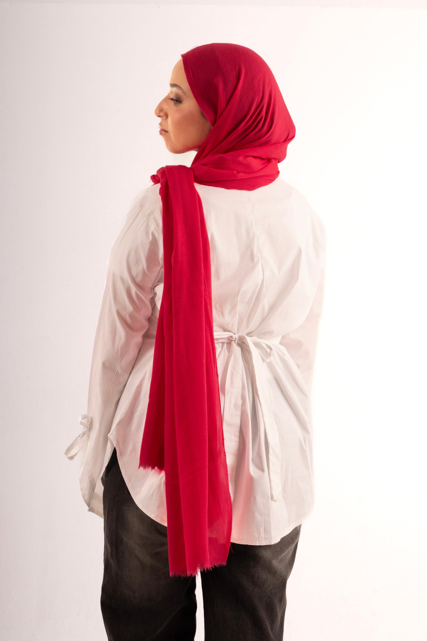 Tie me blouse - White
